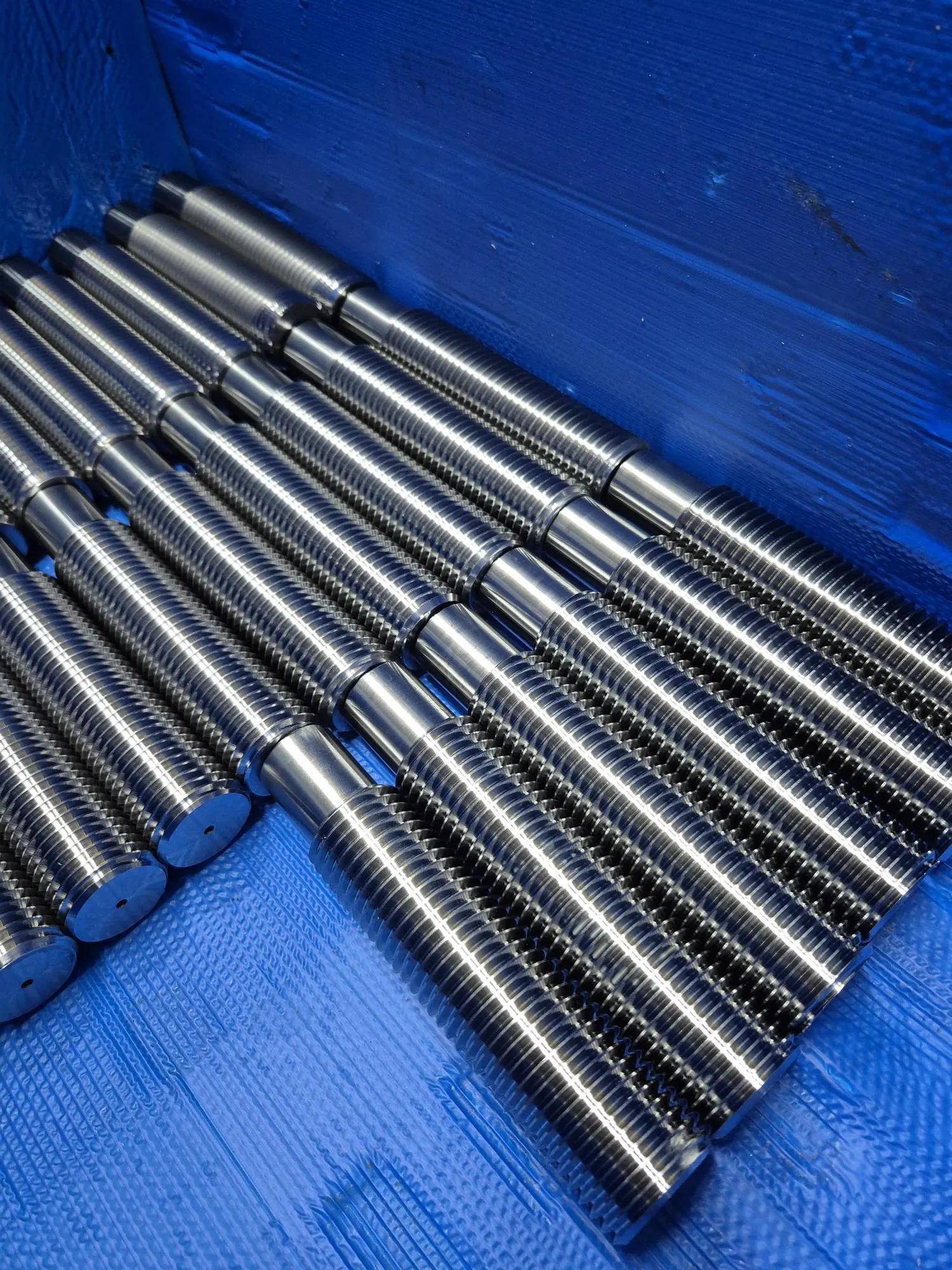 Precision threaded CNC parts manufactured by Amtek Precision Inc.